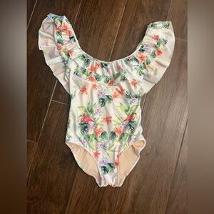 Kortni Jeane Double Ruffle One Piece 💛🌴🌺🦩